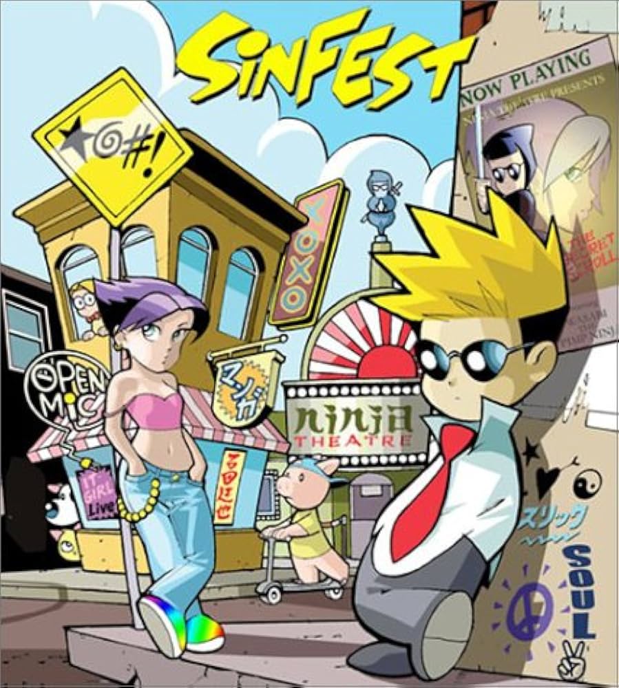 Portada del primer libro de Sinfest.