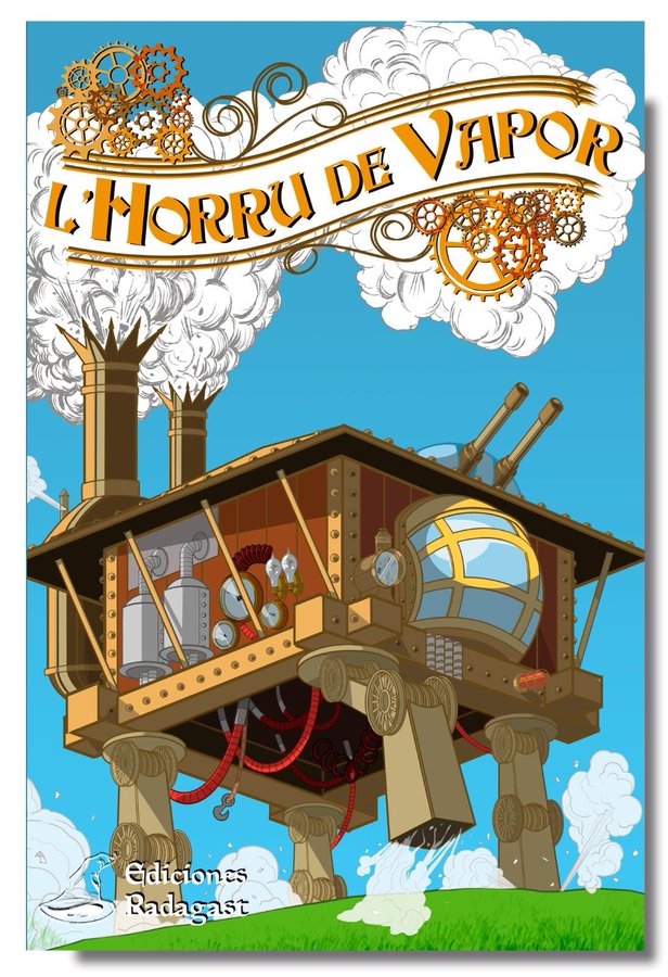 Capa do libro "L'Horru de Vapor".