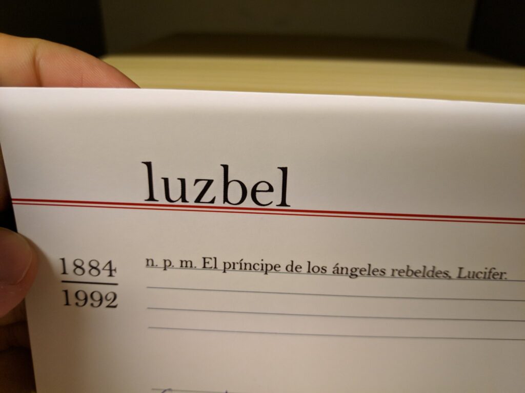 "Luzbel: El príncipe de los ángeles rebeldes, Lucifer."