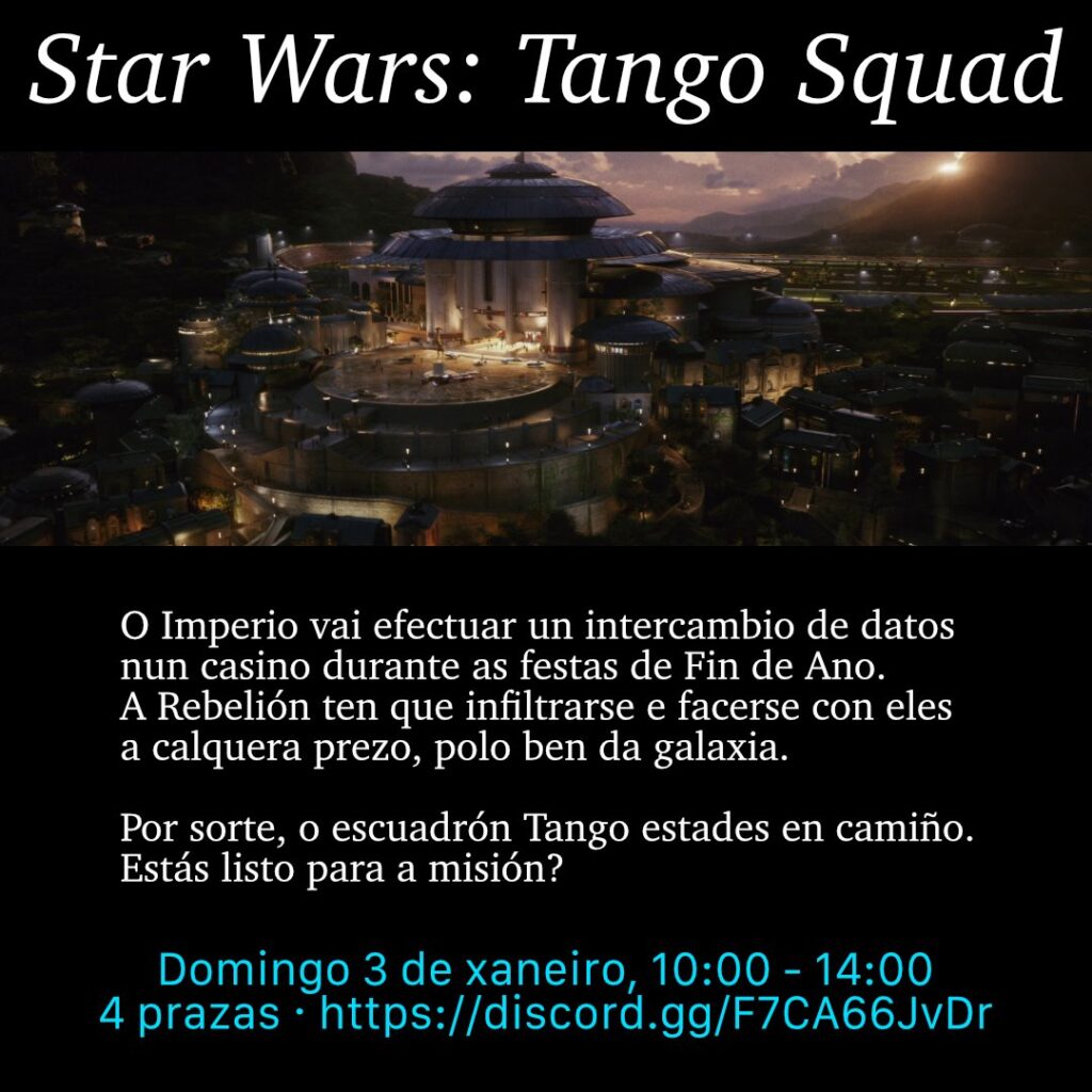 Imaxe promocional da partida de Tango Squad.